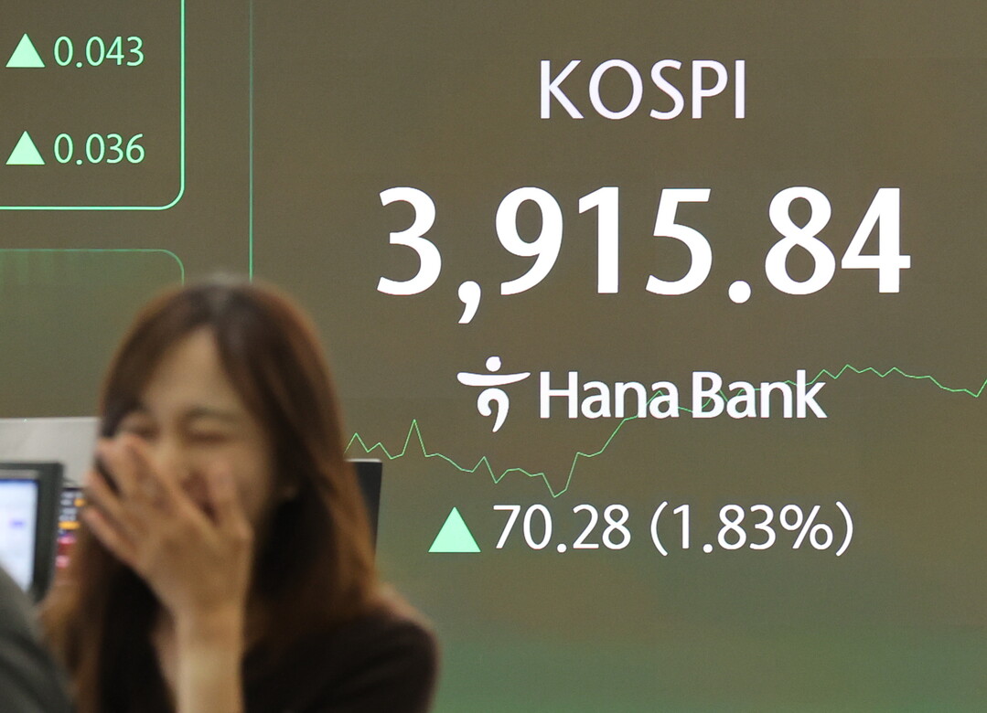 코스피, 장중 3,900선 재돌파"사...
